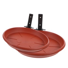 Hohopeti 1 Set Hanging Bird Feeder Bath Detachable Parrot Feeding Box for Wild Birds Sturdy Structure for Outdoor Use for Deck Railing Garden Decor