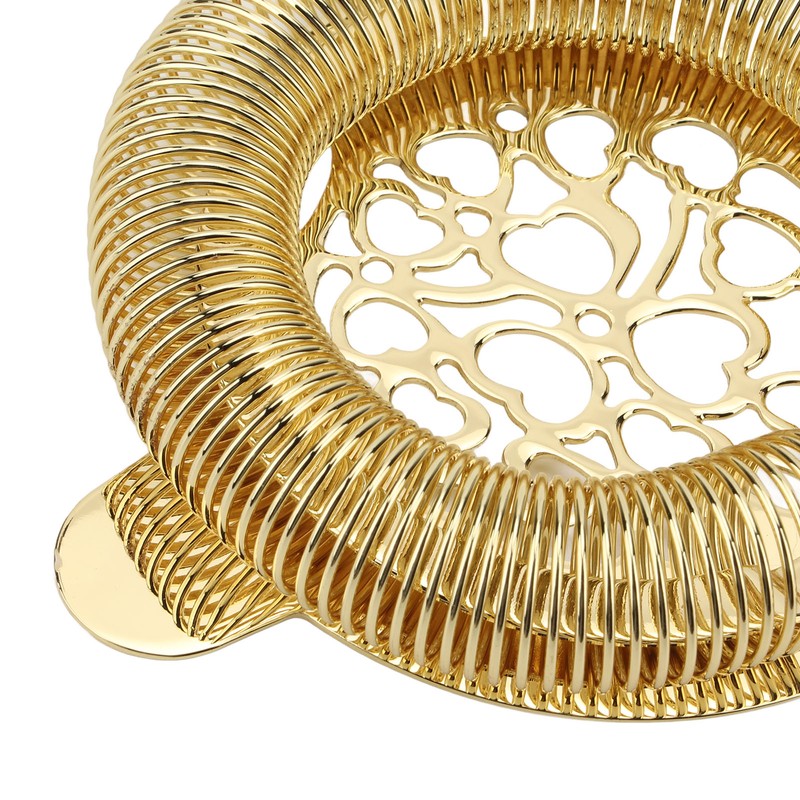 Cocktail Strainer Stainless Steel Gorgeous Glossy Bartending Ice Strainer for