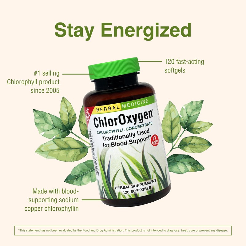 Herbs Etc. ChlorOxygen Chlorophyll Concentrate - Aids Healthy Blood Circulation