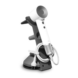 MYLAIM Hair Dryer Holder for LAIFEN Hair Dryer ,Metal Bracket Desktop Stand Holder with Magnetic Nozzle Storage,Hair Tool Organizer,Accessories