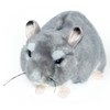 tachi Cuddly toy, plush toy, chinchilla, grey, white, lying down