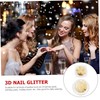 Healvian Christmas Nail Art Confetti Glitter Sequins for Manicure Easy