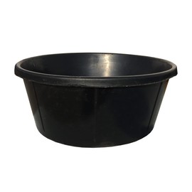 Tuff Stuff RB-6 6 Gal. Rubber Feed Pan Black