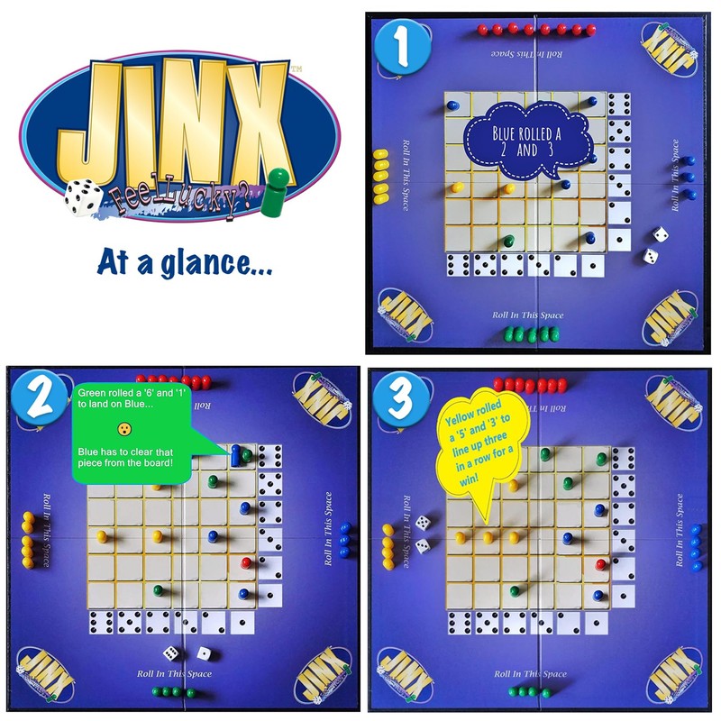 Jinx - Fast and Fun Board Game of Chance Where