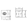 HELLA 007794021 12V 20/40 Amps SPDT Relay, Multi