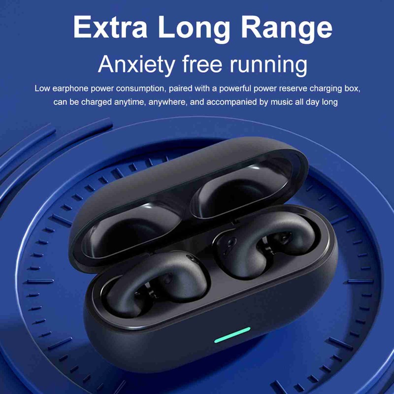 Bluetooth Earphones Smart Touch Control Ergonomic Wireless Cilp Ear Bone