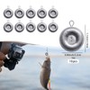 10pcs Sinkers Fishing Weights Coin Disc Sinker Fishing Sinkers Weights