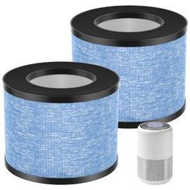 2 Pack C102 MA-01CW Replacement Filter Compatible with Miko Ibuki & Ibuki+ Air Purifier, MA-18, and Okaysou AirMic4S, HEPA and Activated Carbon Air Filters