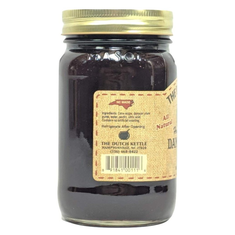 The Dutch Kettle Amish Homemade Style Damson Plum Jam 2-19