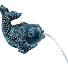 Heissner Pond Figurine Spears Fish Decor Bronze