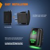 Nilight Lighted Whip Rocker Switch Led Light Bar 5Pin Laser
