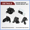 PARSLUCK Engine Motor Trans Mount Set for Honda CRV 2.4L