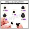 Swpeet 70Pcs 5 Sizes Rubber Silicone Push in Bumpers Feet