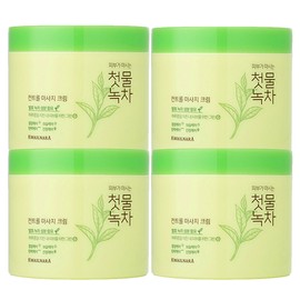 fruit country Kwailnara Large Capacity Control First Water Green Tea Massage Cream 300ml 4pcs Home Care / 과일나라 대용량 컨트롤 첫물녹차 마사지크림 300ml 4개 홈케어