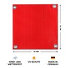 2 x Warning Flags Red According to German Road Traffic