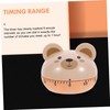 LIFKOME 1Pc Khaki Mechanical Timer for Cartoon Reminder Easy Operation