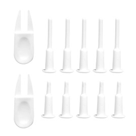 Daryunk 12 Pcs Exercise Ball Plug Replacement Kit, Yoga Ball Fitness Exercise Balls Air Stopper Plug Pin Adapter Kit, with 2 Pcs Removal Devices