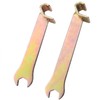 CHENJIN 2PCS 2-in-1 Ventilation Duct Wrenches 135mm 155mm each Galvanized