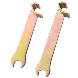 CHENJIN 2PCS 2-in-1 Ventilation Duct Wrenches 135mm 155mm each Galvanized Flange Duct Clamps Ventilation Tool Clamps Hook and Angle Wrenches Clamp Lever Lock Tool For Ducts Piping Systems