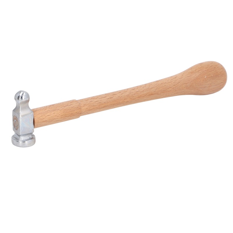 Mini Hammer High Carbon Steel Round Head Ergonomic Wooden Handle