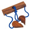 String Puzzle Heart, Romeo and Juliet, String Puzzle with 2