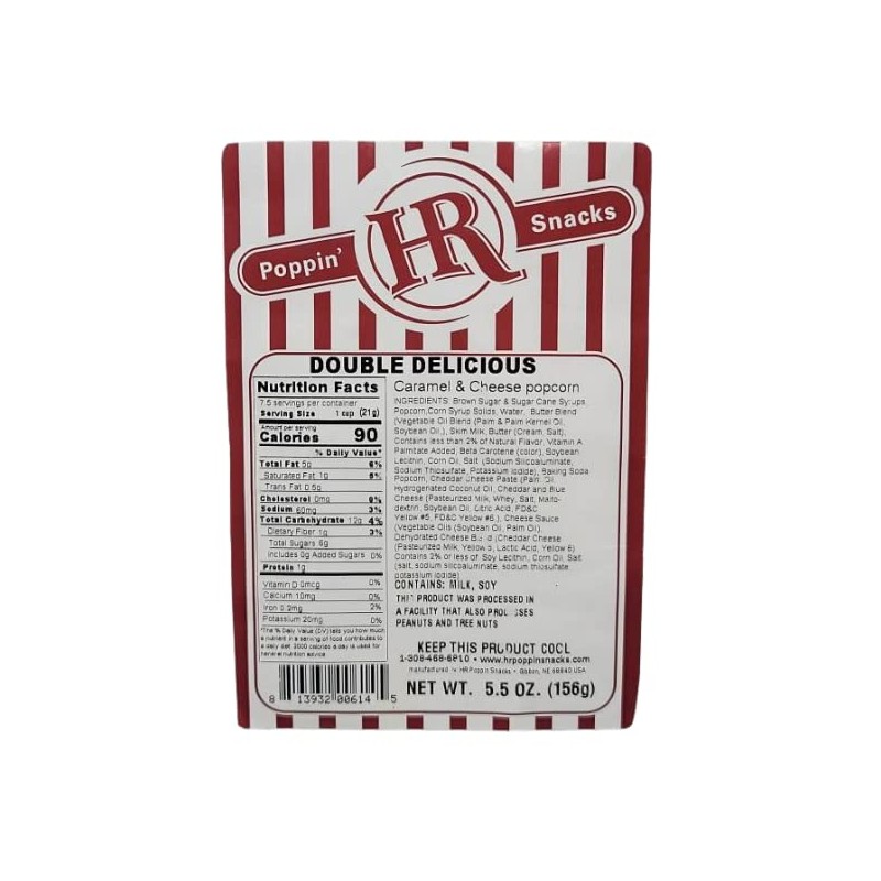 Double Delicious Cheese and Caramel Popcorn | 6 Pack |
