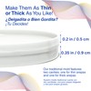 Molde para Arepas – 3 Sizes (5.9", 4.3", 3.1") &