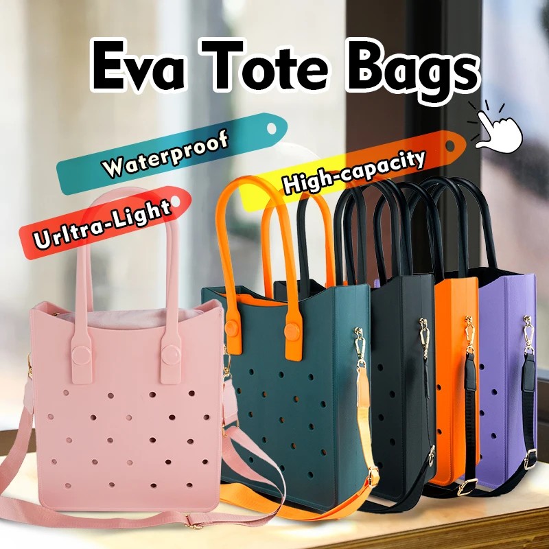 Functional EVA Laptop Handbag with Handle Punching Holes Custom Design
