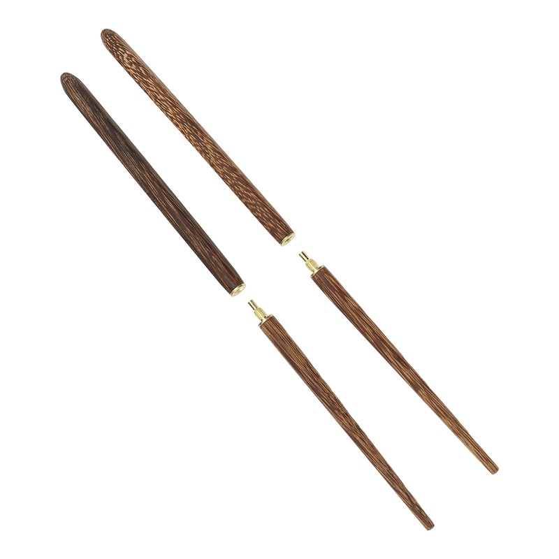 Foldable Wood Chopsticks Portable Detachable Wooden Flatware Chopsticks for Outdoor