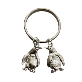 Penguin Keychain for Men Women, Lovely Penguin Pendant Key Ring, Purse Charm Key Holder Key Organizer