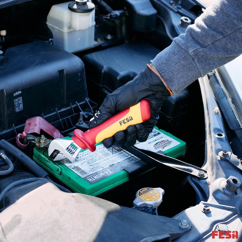 FESA Insulated Adjustable Wrench Set - 3-Piece 1000V Insulated Tool