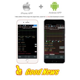 WANGCL Multimeter LCD Digital USB Tester Voltage Current Power Resistance Capacity Detector Supports QC3.0/QC4.0/PD Supports Bluetooth 8 Types of Interfaces