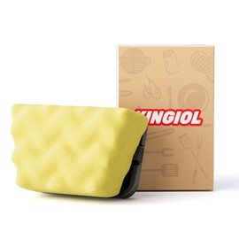 Grill Brush Replacement Head - Bristle Aramid Fiber Fabric Cleaning Head, Heat-Resistant Cleaning Pad for Cast Iron or Stainless Steel Grates, Barbecue Cleaner Head (Replaceable Head Aramid Fiber)