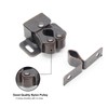 Luomorgo 24 Pack Double Roller Catch Cabinet Latches with Spear