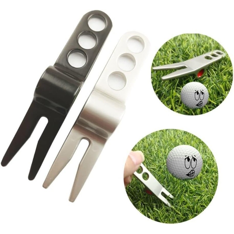 Opemg 1 x Silver Resistant Golf Ball Fork Pivot Pivot