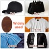 SmallCat 10 PCS Oval Leather Patches for Hats, Iron on