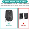 Key Fob Cover for Lexus with Keychain, TPU Key Case