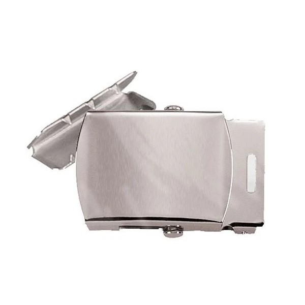 Unbranded Silver Chrome Roller Pin Belt Buckle & Matching Military