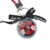 Eternal Flower Keyring Beautiful Rose Pendant Handmade Preserved Keychain for