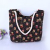 Millya Women Owl Pattern Canvas Travel Tote Bag Oversized Shoulder