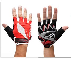 Benotto Guantes Ciclista Corto Gel MS-2015-2 Talla: M Rojo/Blanco