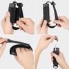 Awaiymi Black Universal Cuff, Leather ADL Cuff with Elastic Strap,