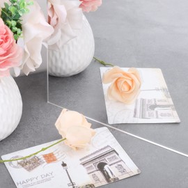 Enoin 1Pack 12 x 16 Inch Silver Mirror Acrylic/Plexiglass Sheet 0.118'' 1/8'' Thick, Non Glass Safety Reflective Mirror Sheet Laser Board Panel for Home and Commercial Use, DIY Craft, Wall Decor