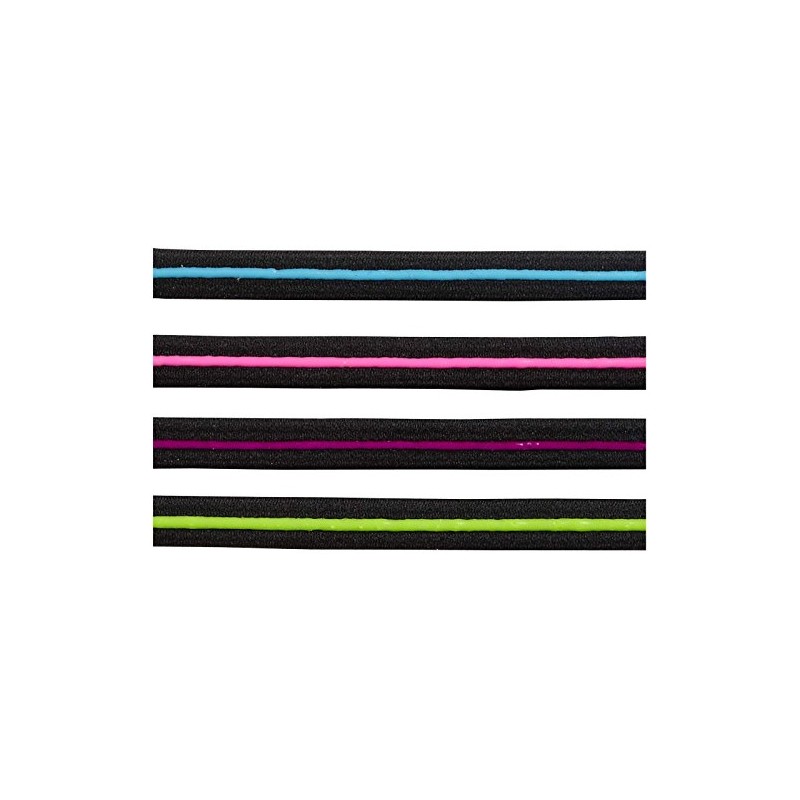 Scunci Everyday and Active No Slip Grip Contrast Silicone Headwraps,4