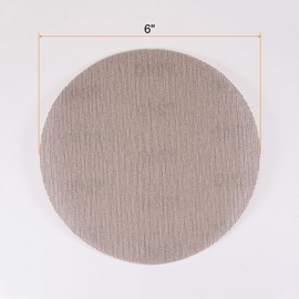 sourcing map 15pcs Mesh Sanding Discs 6 Inch Hook and Loop Sanding Net 240 Grits Dust Free Abrasive Pads for Car Wood Drywall Metal Polishing & Grinding