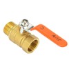 Ball Valve,DN20 3/4 inch Thread Male and Female Brass Pipe