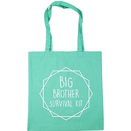 Hippowarehouse Big brother Survival Kit kit Tote Shopping Gym Beach Bag 42cm x38cm, 10 litres