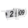 CeRaBuRET Flip Clock with High Accuracy, Retro Style Flip Desk