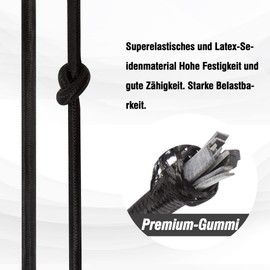 Bungee Cords with Carabiner Clips, 4 Pack Long Heavy Duty Carabiner Bungee Cord 24 Inch, Extra Strong Black Bungee Straps with Carabiner Hooks for Camping, Tarps, Bike Rack, Tent, Car