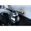Kingston Brass KB2624 Naples 4-Inch Centerset Lavatory Faucet, Polished Chrome